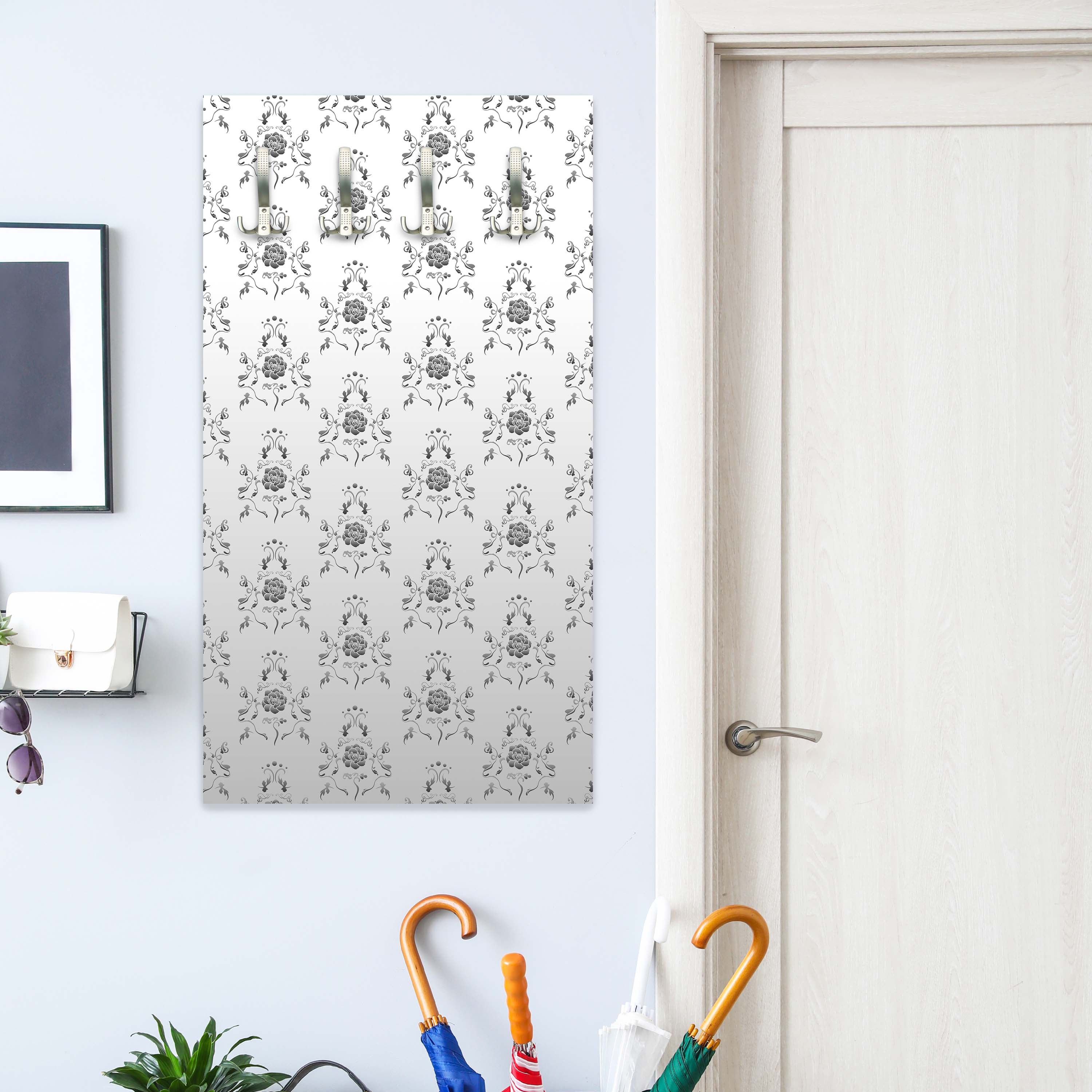 Garderobe Barock Weissgrau Muster M0121 entdecken - Bild 6 Garderobe Barock Weissgrau Muster M0121 entdecken - Bild 6