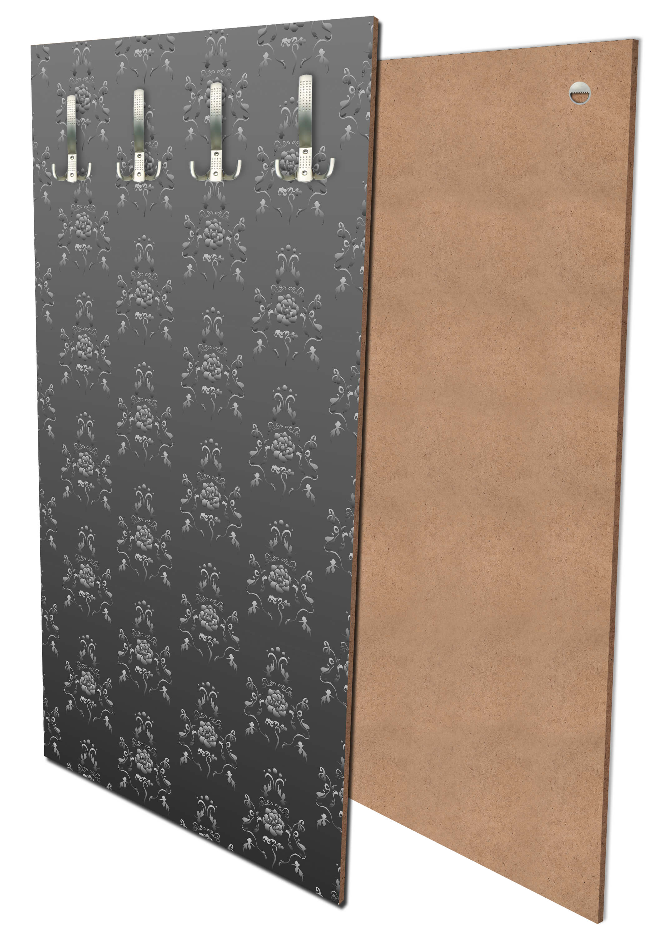 Garderobe Barock Schwarzgrau Muster M0122 entdecken - Bild 1 Garderobe Barock Schwarzgrau Muster M0122 entdecken - Bild 1