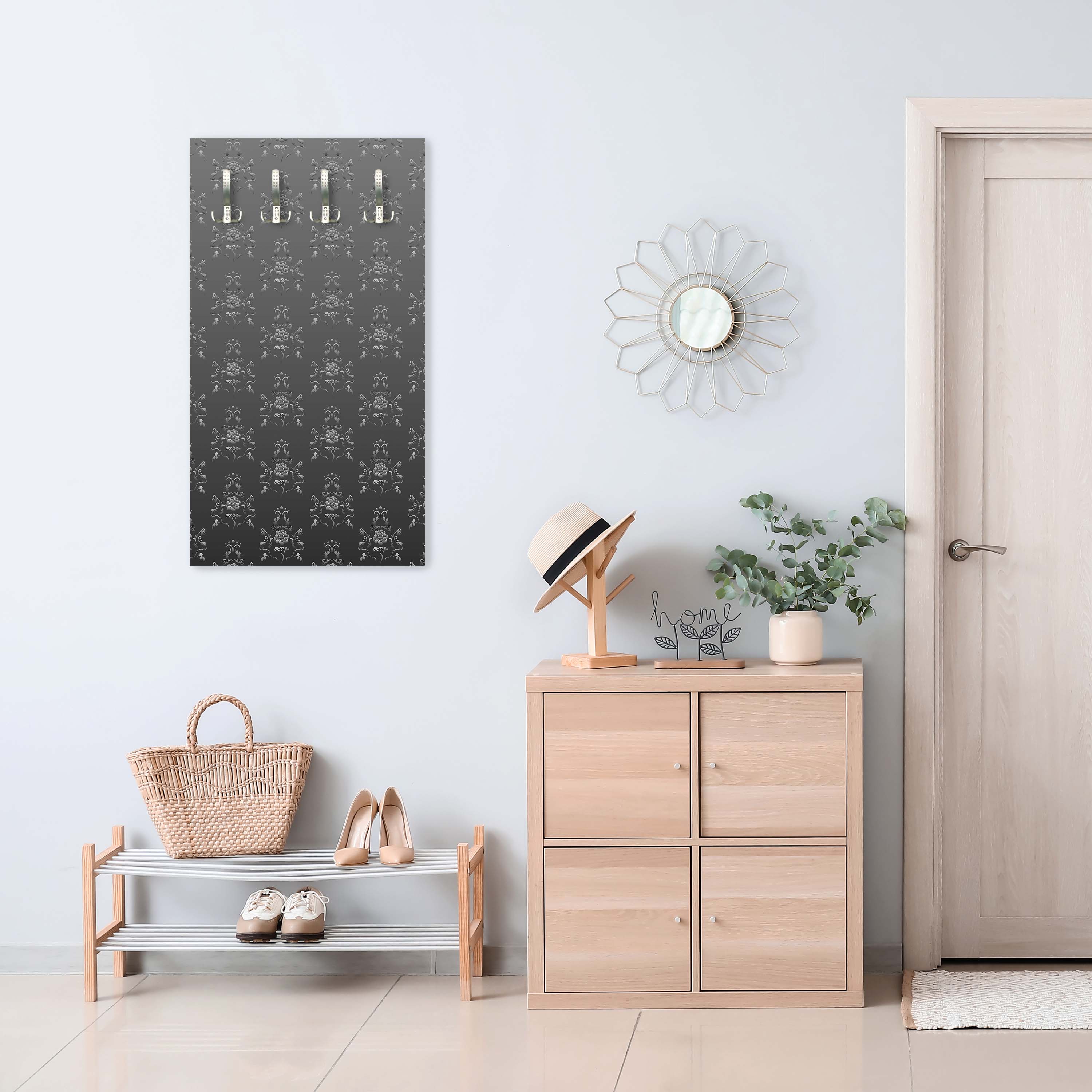 Garderobe Barock Schwarzgrau Muster M0122 entdecken - Bild 5 Garderobe Barock Schwarzgrau Muster M0122 entdecken - Bild 5