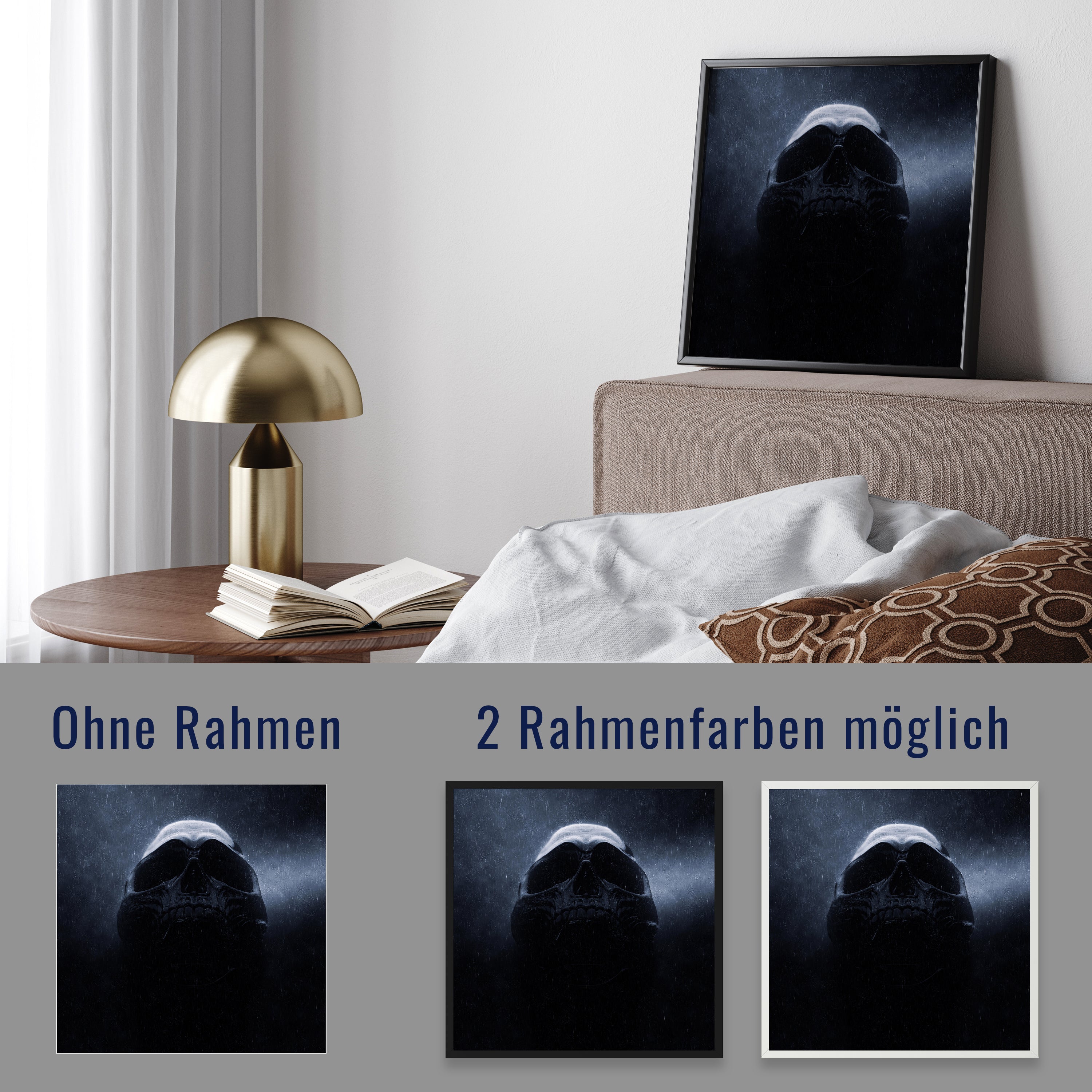 wandmotiv24 Poster, Poster - Totenkopf - M0122 - Bild 4 wandmotiv24 Poster, Poster - Totenkopf - M0122 - Bild 4