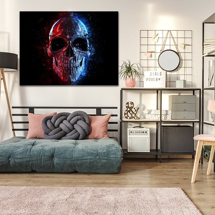 Acrylbild Acrylbild Totenkopf, Querformat M0126 M0126 - Bild 3 Acrylbild Acrylbild Totenkopf, Querformat M0126 M0126 - Bild 3