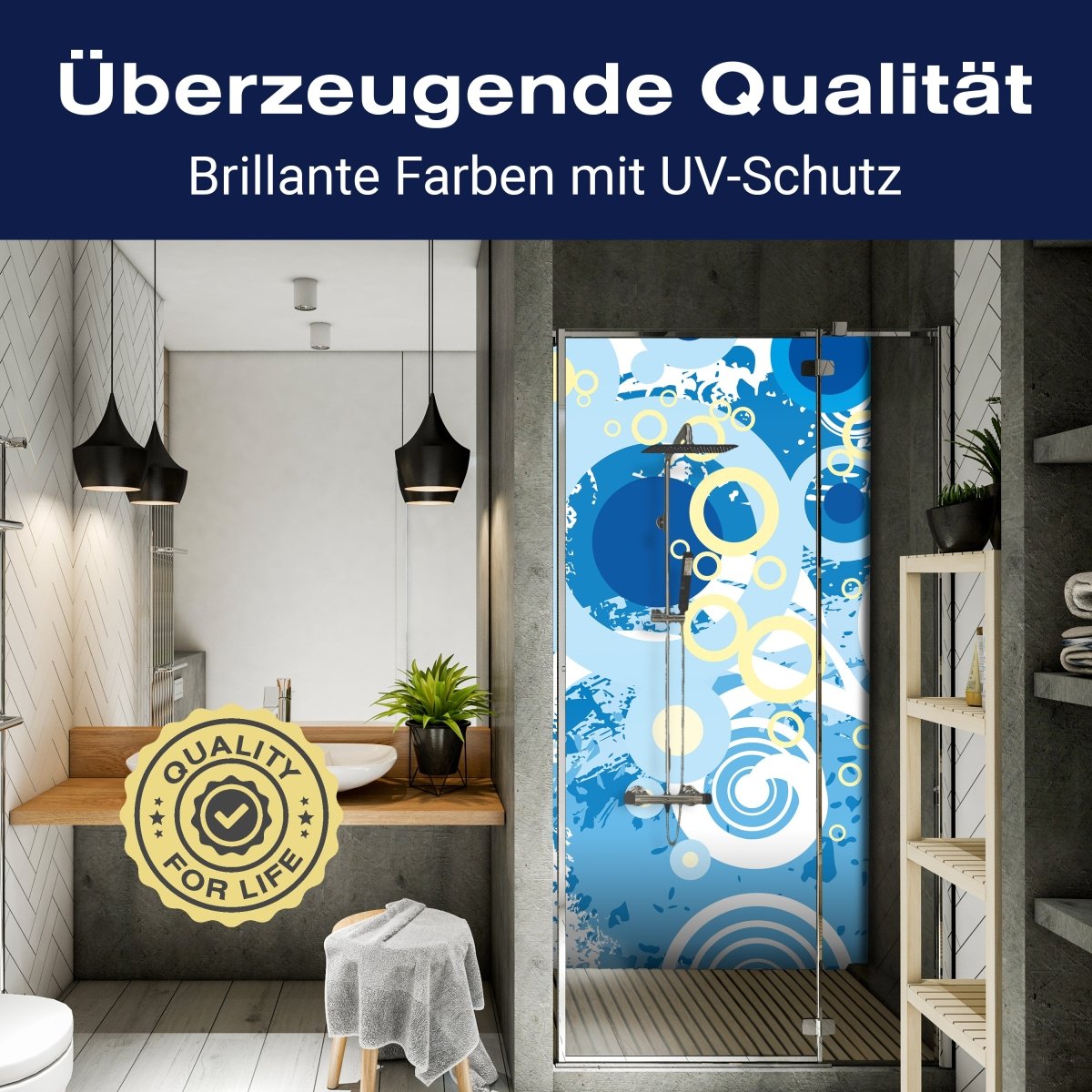 Duschwand Irene Blüten M0126 entdecken - Bild 2 Duschwand Irene Blüten M0126 entdecken - Bild 2