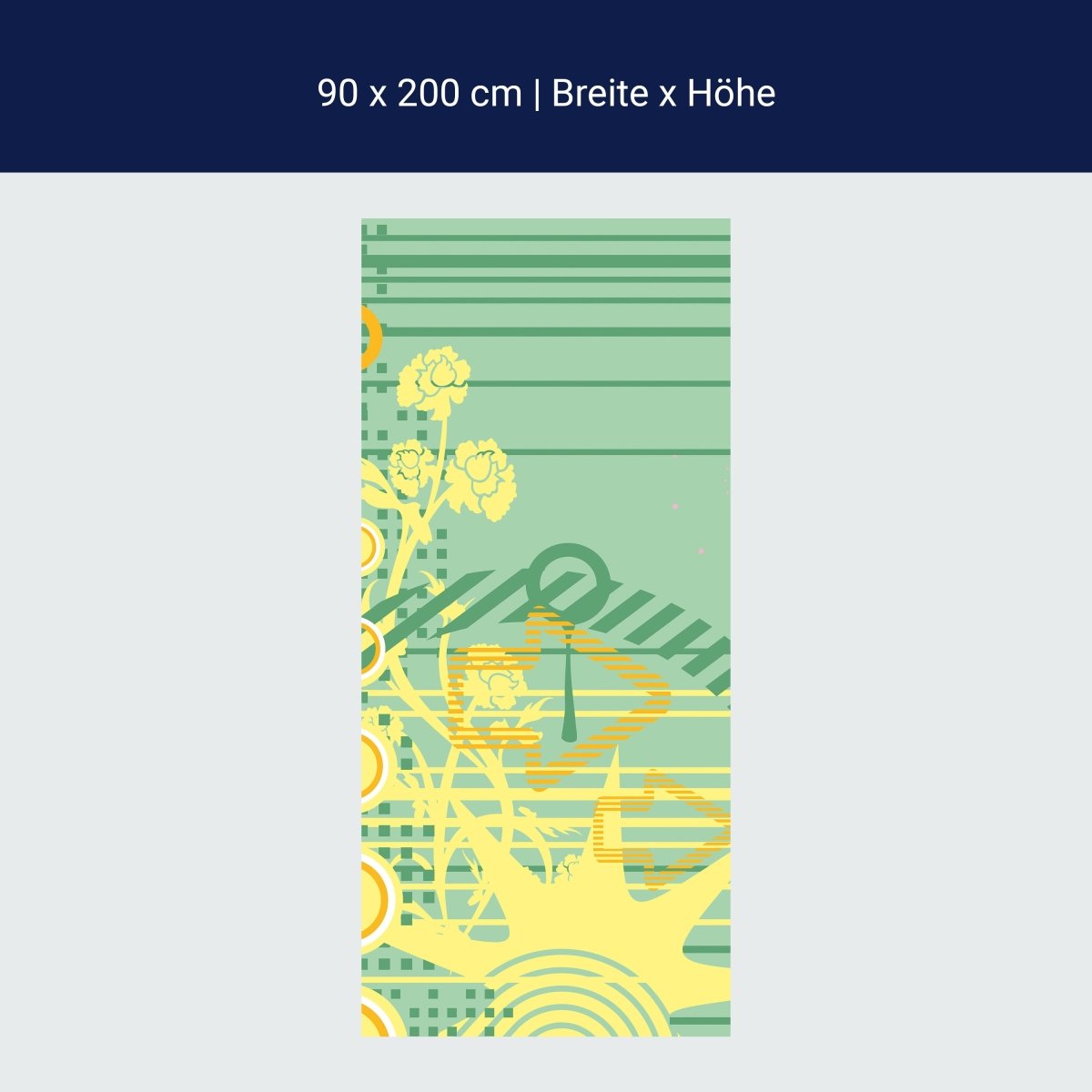 Duschwand Leah Blüten M0127 Duschwand Leah Blüten M0127