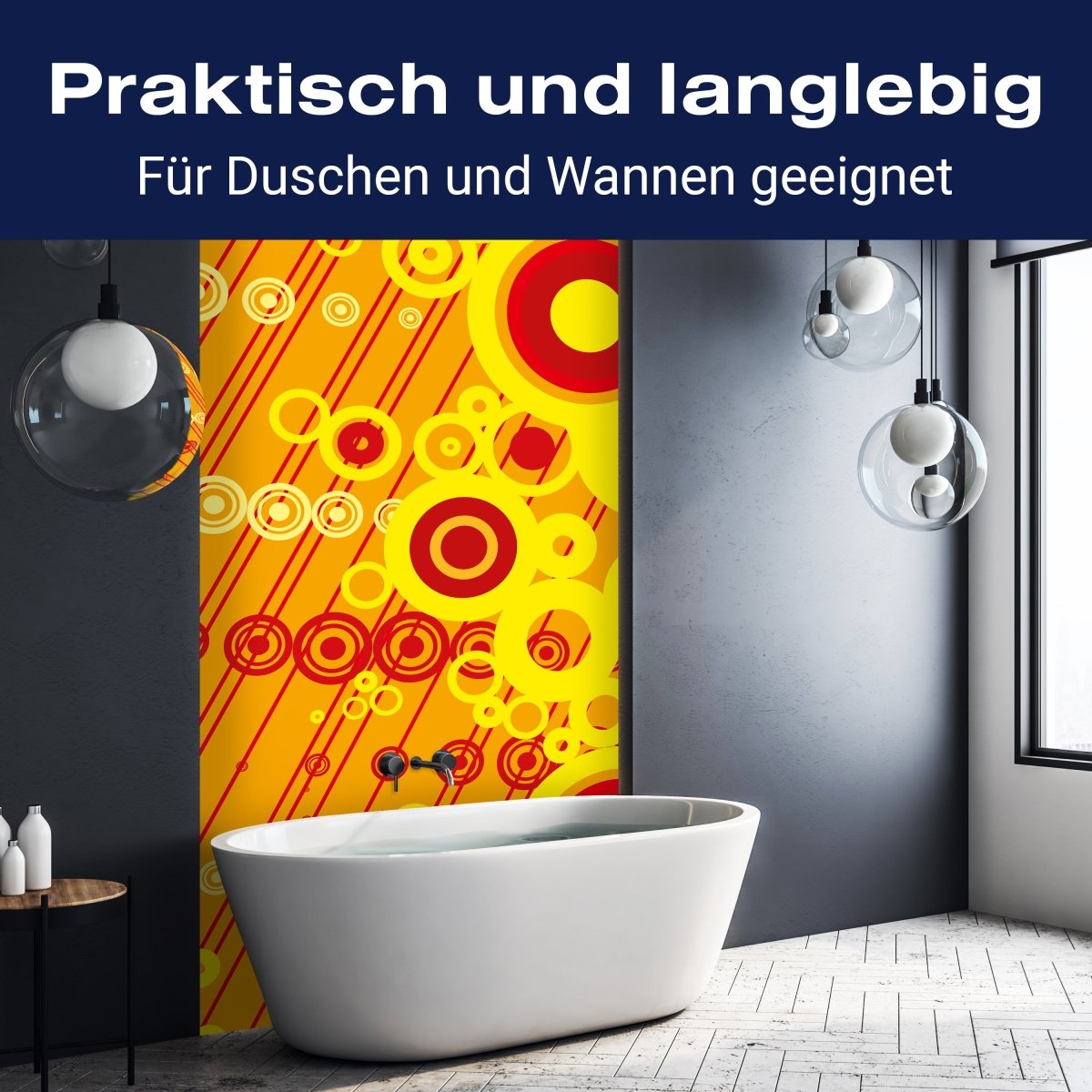 Duschwand Jennifer Blüten M0128 entdecken - Bild 3 Duschwand Jennifer Blüten M0128 entdecken - Bild 3