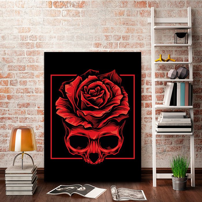 Acrylbild Acrylbild Totenkopf, Hochformat M0129 M0129 - Bild 2 Acrylbild Acrylbild Totenkopf, Hochformat M0129 M0129 - Bild 2