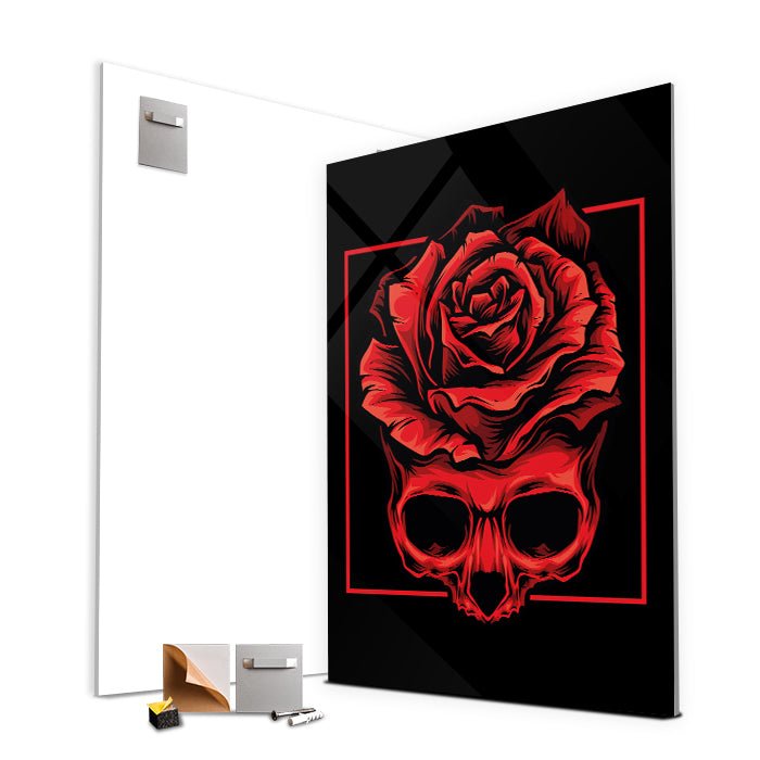 Acrylbild Acrylbild Totenkopf, Hochformat M0129 M0129 - Bild 4 Acrylbild Acrylbild Totenkopf, Hochformat M0129 M0129 - Bild 4