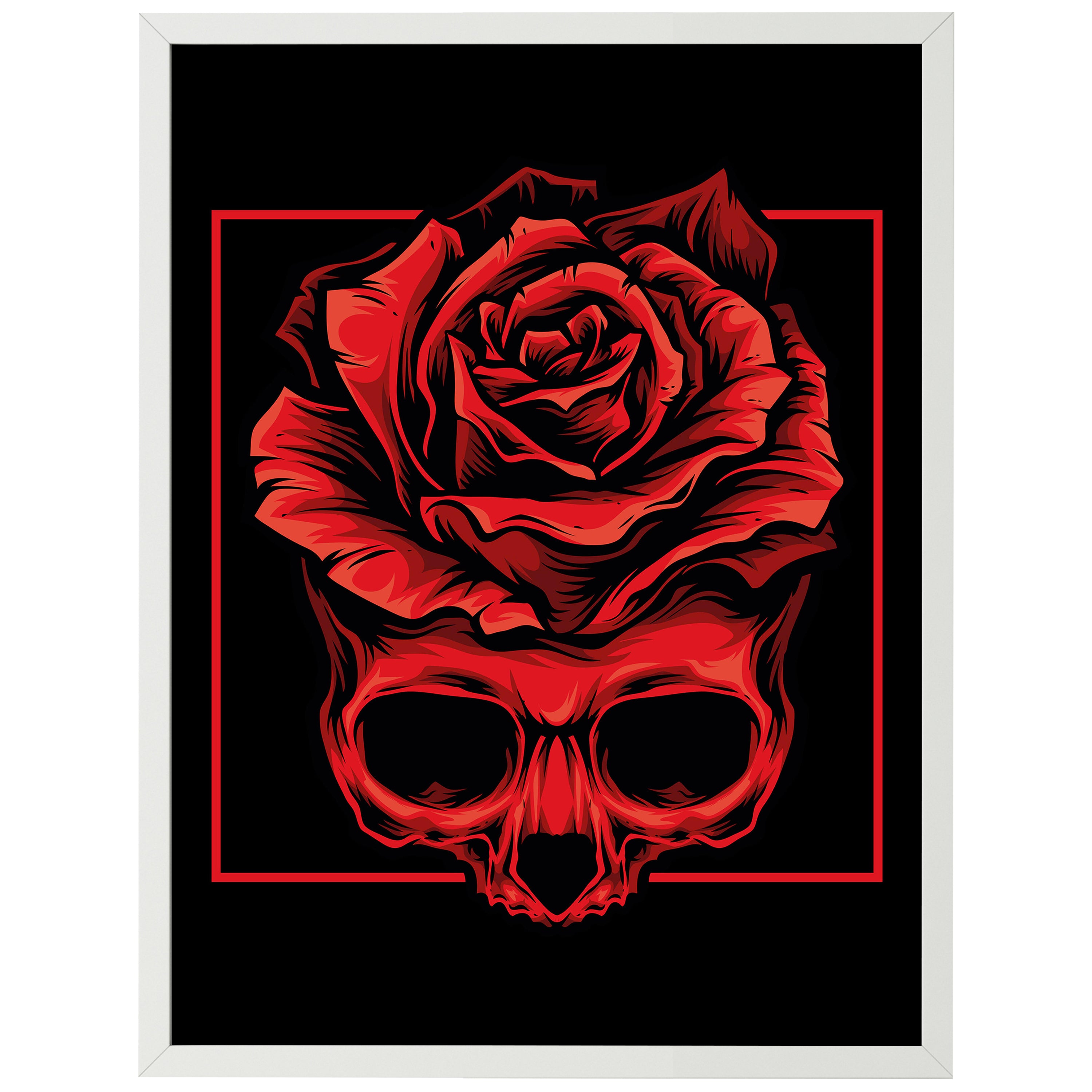 wandmotiv24 Poster, Poster - Totenkopf - M0129 - Bild 1 wandmotiv24 Poster, Poster - Totenkopf - M0129 - Bild 1