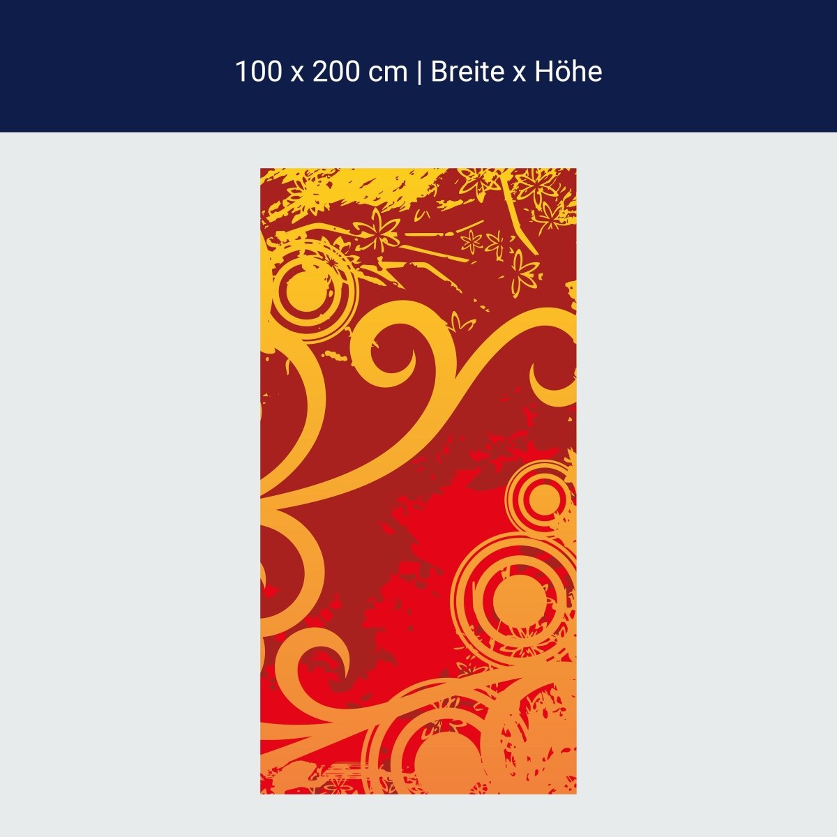 Duschwand Saskia Blüten M0130 Duschwand Saskia Blüten M0130