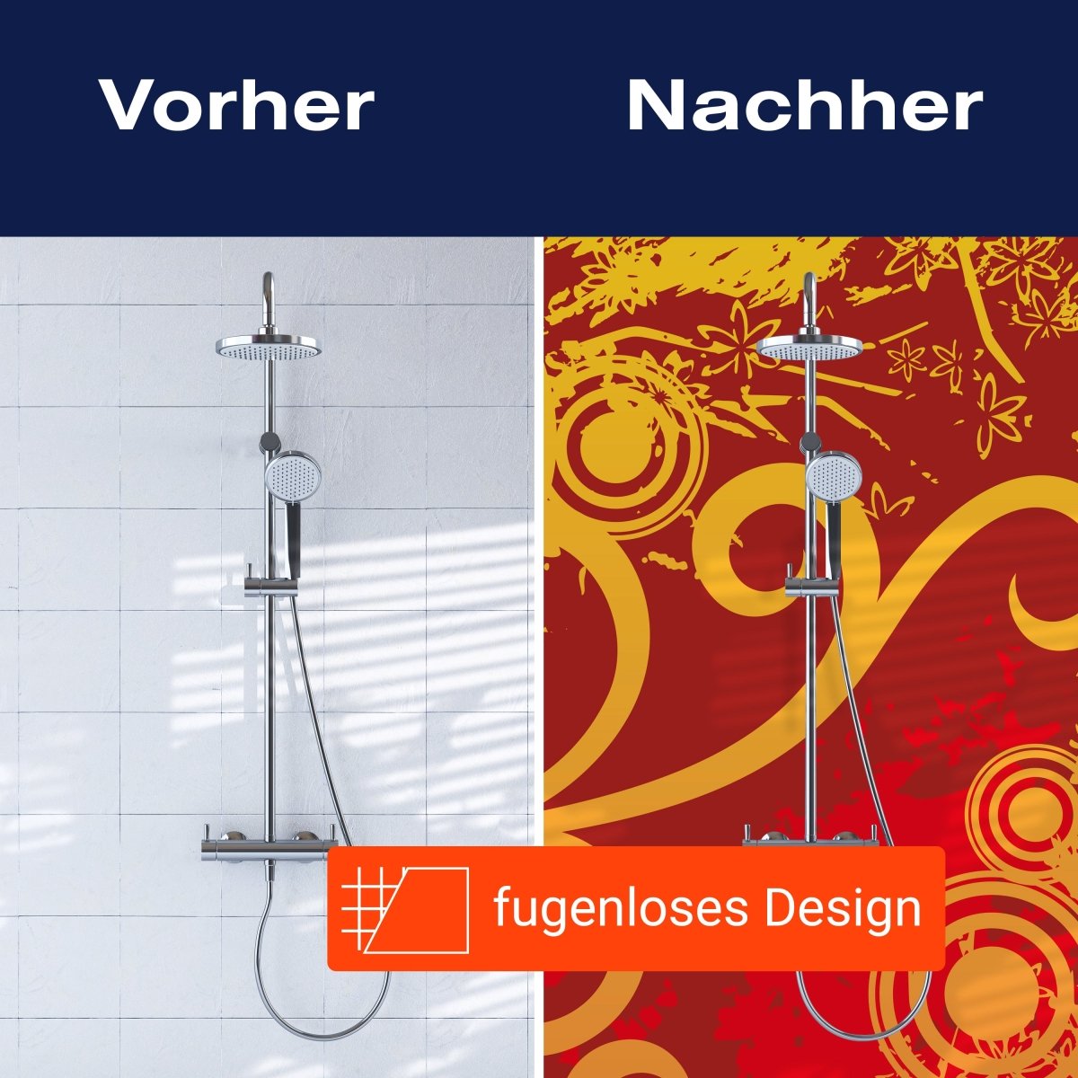 Duschwand Saskia Blüten M0130 entdecken - Bild 9 Duschwand Saskia Blüten M0130 entdecken - Bild 9