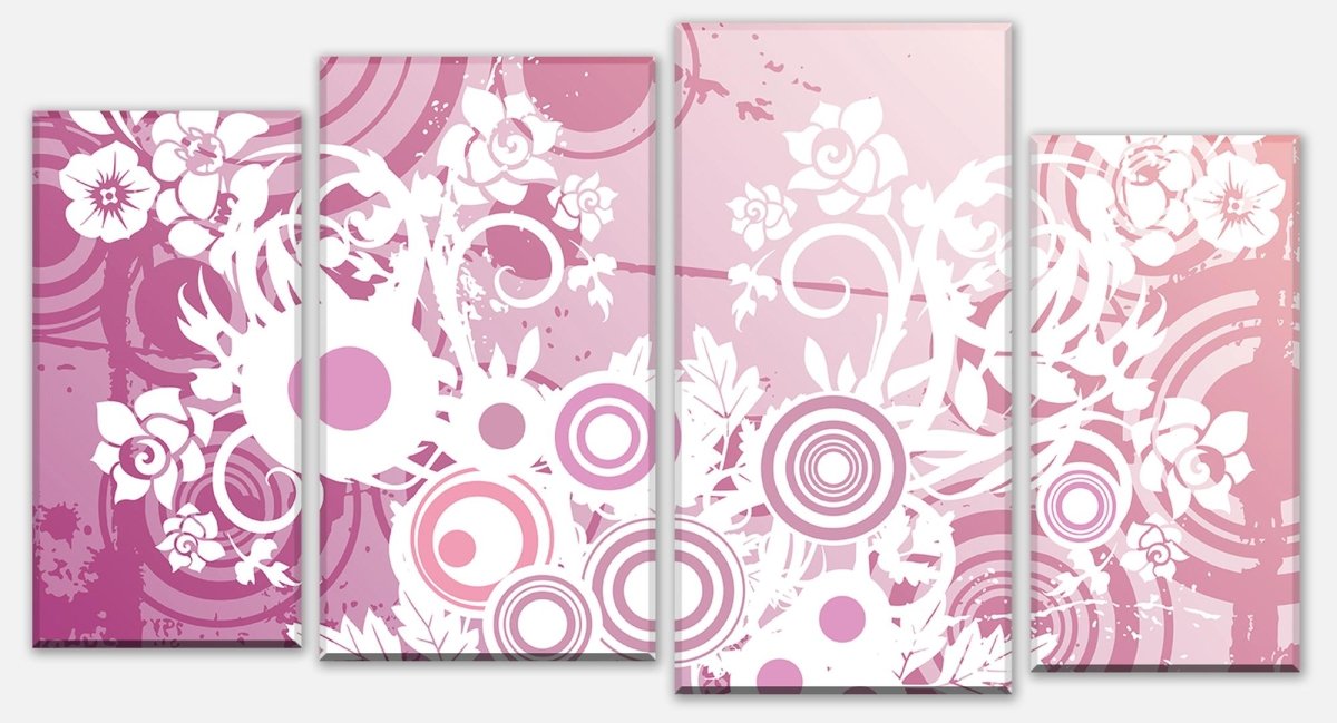 Leinwandbild Mehrteiler Yvonne Blüten M0131 Leinwandbild Mehrteiler Yvonne Blüten M0131