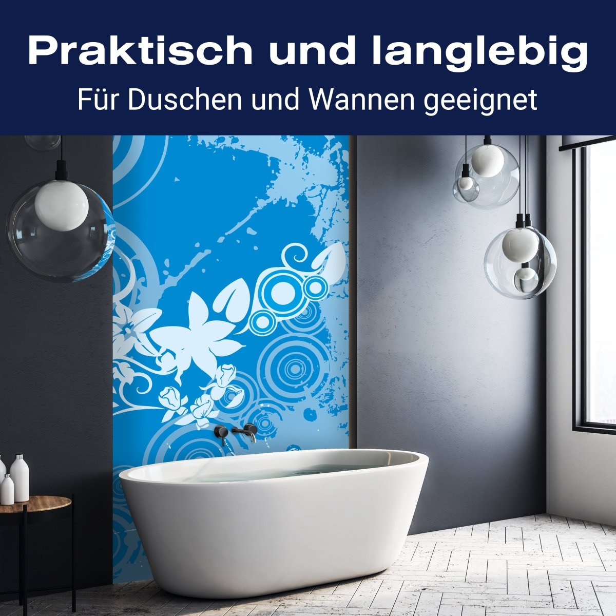 Duschwand Romy Floral M0133 entdecken - Bild 3 Duschwand Romy Floral M0133 entdecken - Bild 3