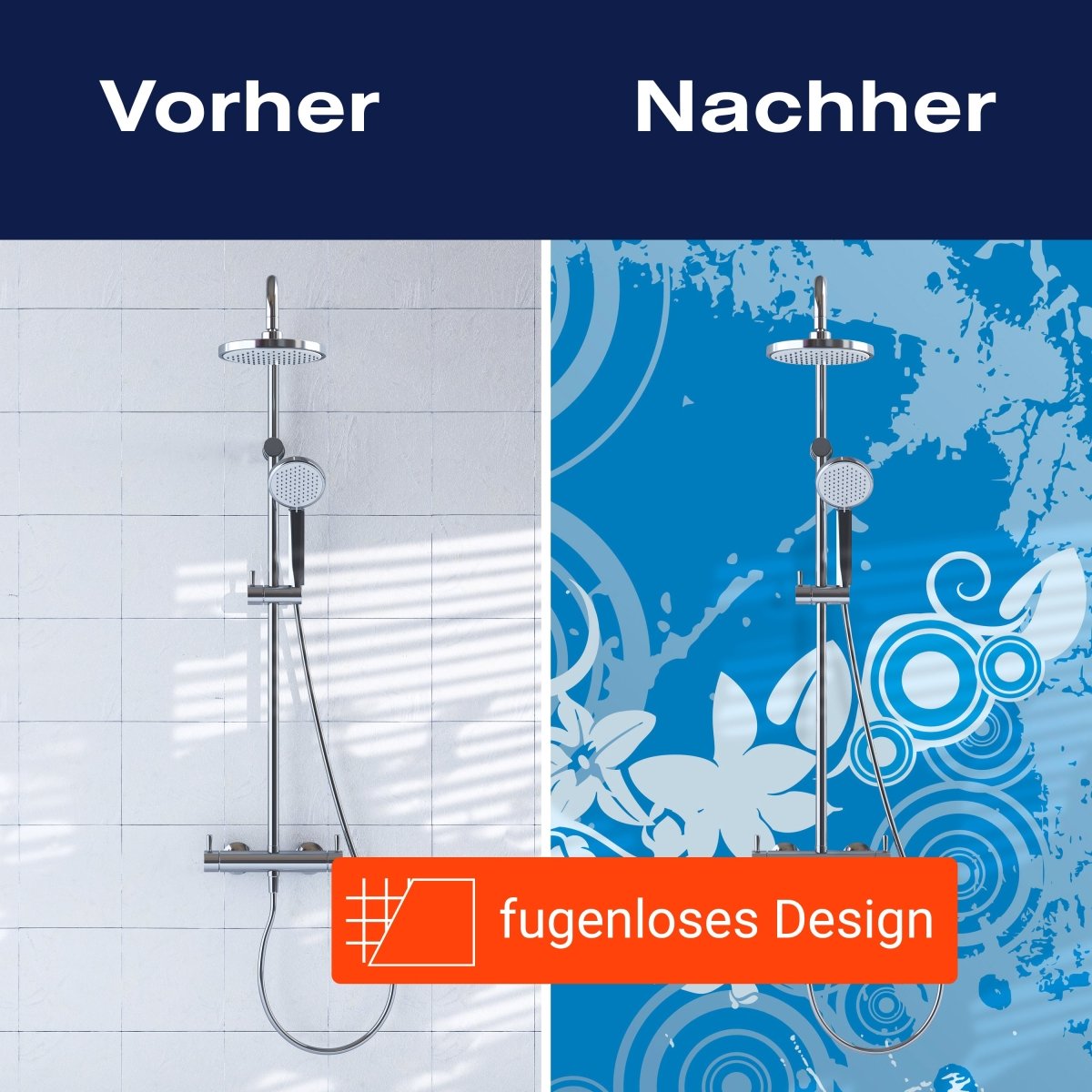 Duschwand Romy Floral M0133 entdecken - Bild 9 Duschwand Romy Floral M0133 entdecken - Bild 9