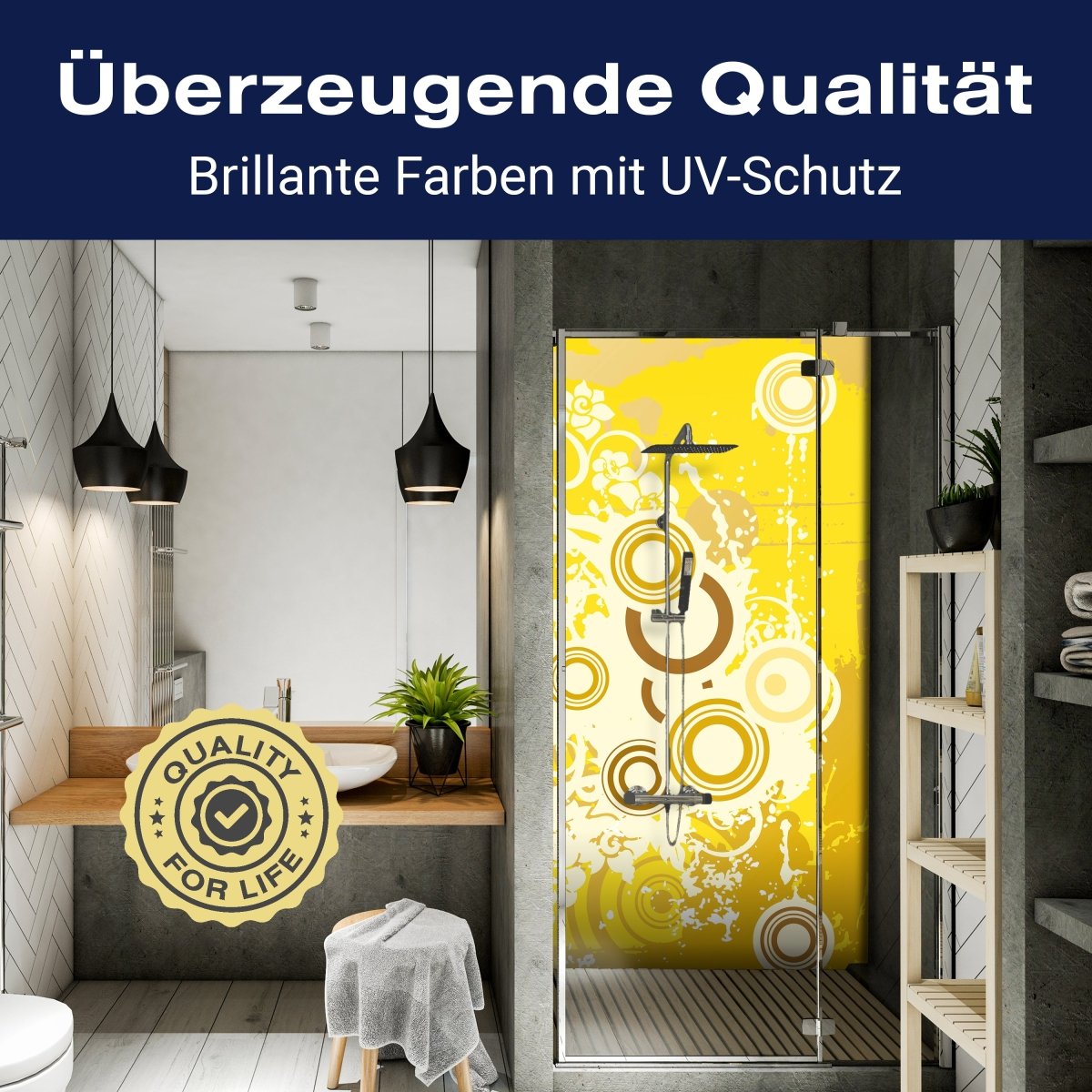 Duschwand Anita Floral M0134 entdecken - Bild 2 Duschwand Anita Floral M0134 entdecken - Bild 2