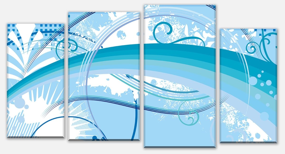 Leinwandbild Mehrteiler Isabella Floral M0137 Leinwandbild Mehrteiler Isabella Floral M0137