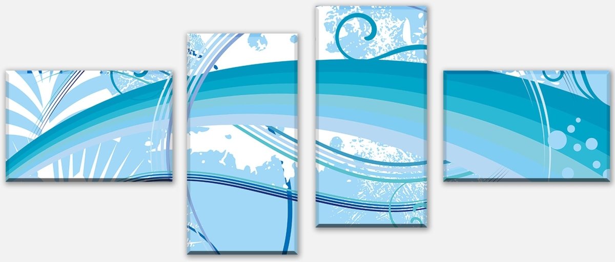 Leinwandbild Mehrteiler Isabella Floral M0137 Leinwandbild Mehrteiler Isabella Floral M0137