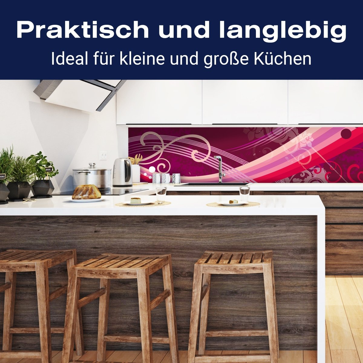 Küchenrückwand Greta Floral M0138 entdecken - Bild 3 Küchenrückwand Greta Floral M0138 entdecken - Bild 3