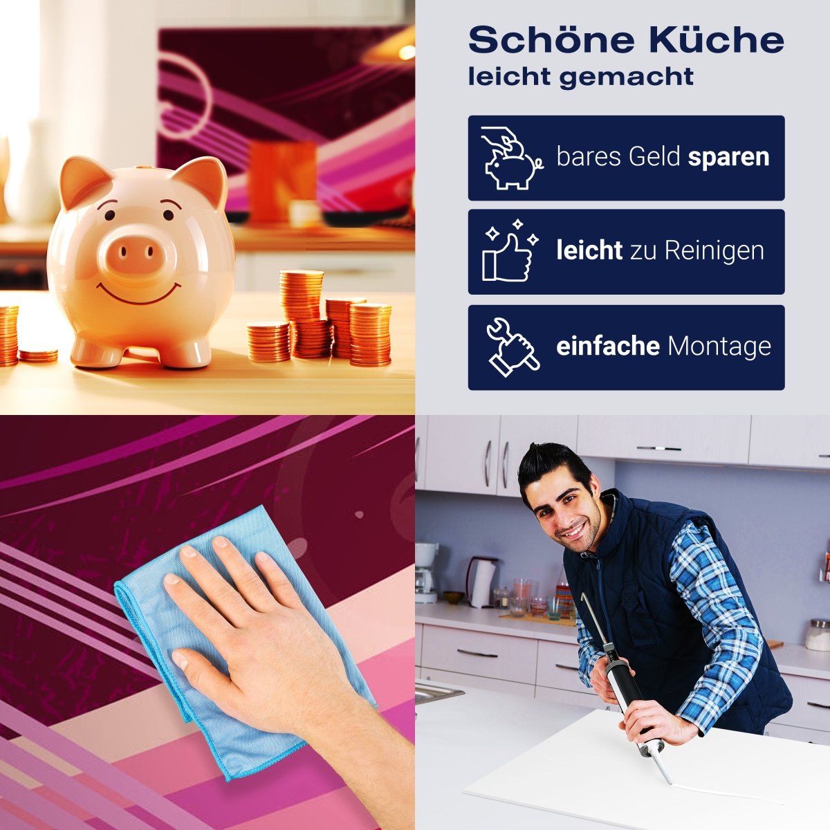 Küchenrückwand Greta Floral M0138 entdecken - Bild 7 Küchenrückwand Greta Floral M0138 entdecken - Bild 7