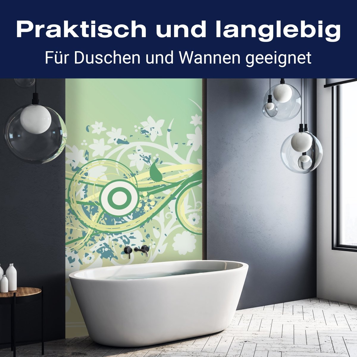 Duschwand Claudia Floral M0140 entdecken - Bild 3 Duschwand Claudia Floral M0140 entdecken - Bild 3