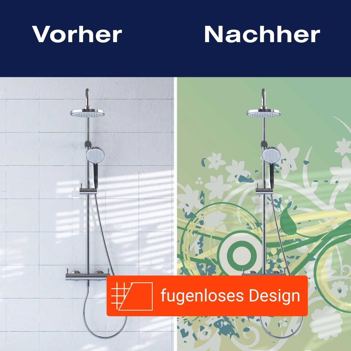 Duschwand Claudia Floral M0140 entdecken - Bild 9 Duschwand Claudia Floral M0140 entdecken - Bild 9