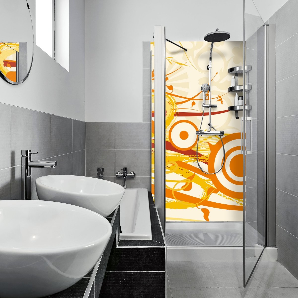 Duschwand Andrea Floral M0141 entdecken - Bild 1 Duschwand Andrea Floral M0141 entdecken - Bild 1