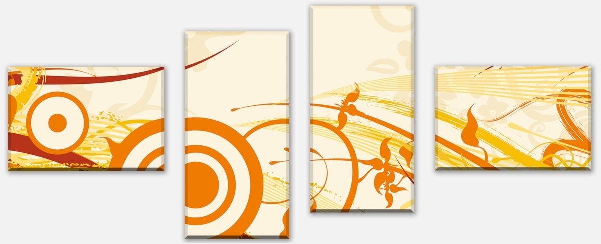 Leinwandbild Mehrteiler Andrea Floral M0141 Leinwandbild Mehrteiler Andrea Floral M0141