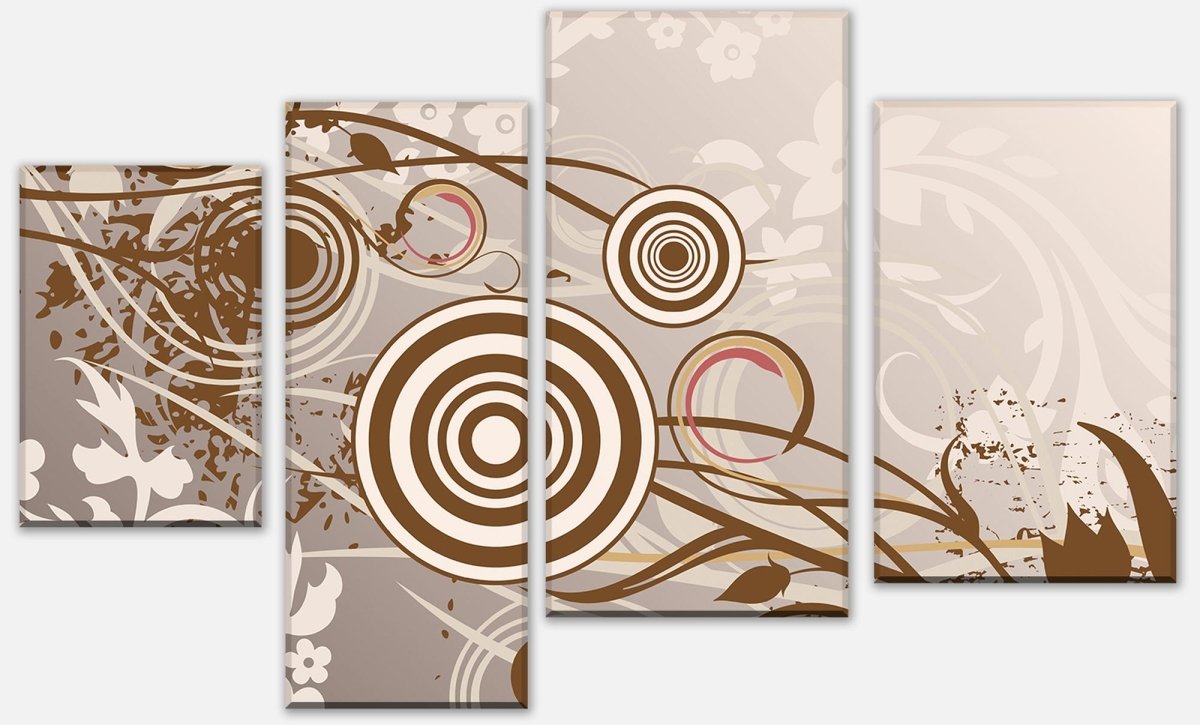 Leinwandbild Mehrteiler Monika Floral M0142 Leinwandbild Mehrteiler Monika Floral M0142