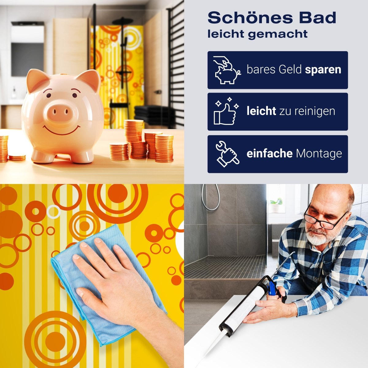 Duschwand Linda Muster M0146 entdecken - Bild 7 Duschwand Linda Muster M0146 entdecken - Bild 7