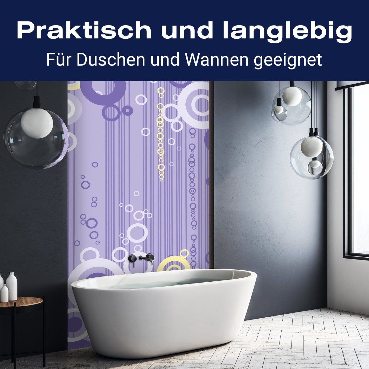 Duschwand Violetta Muster M0147 entdecken - Bild 3 Duschwand Violetta Muster M0147 entdecken - Bild 3