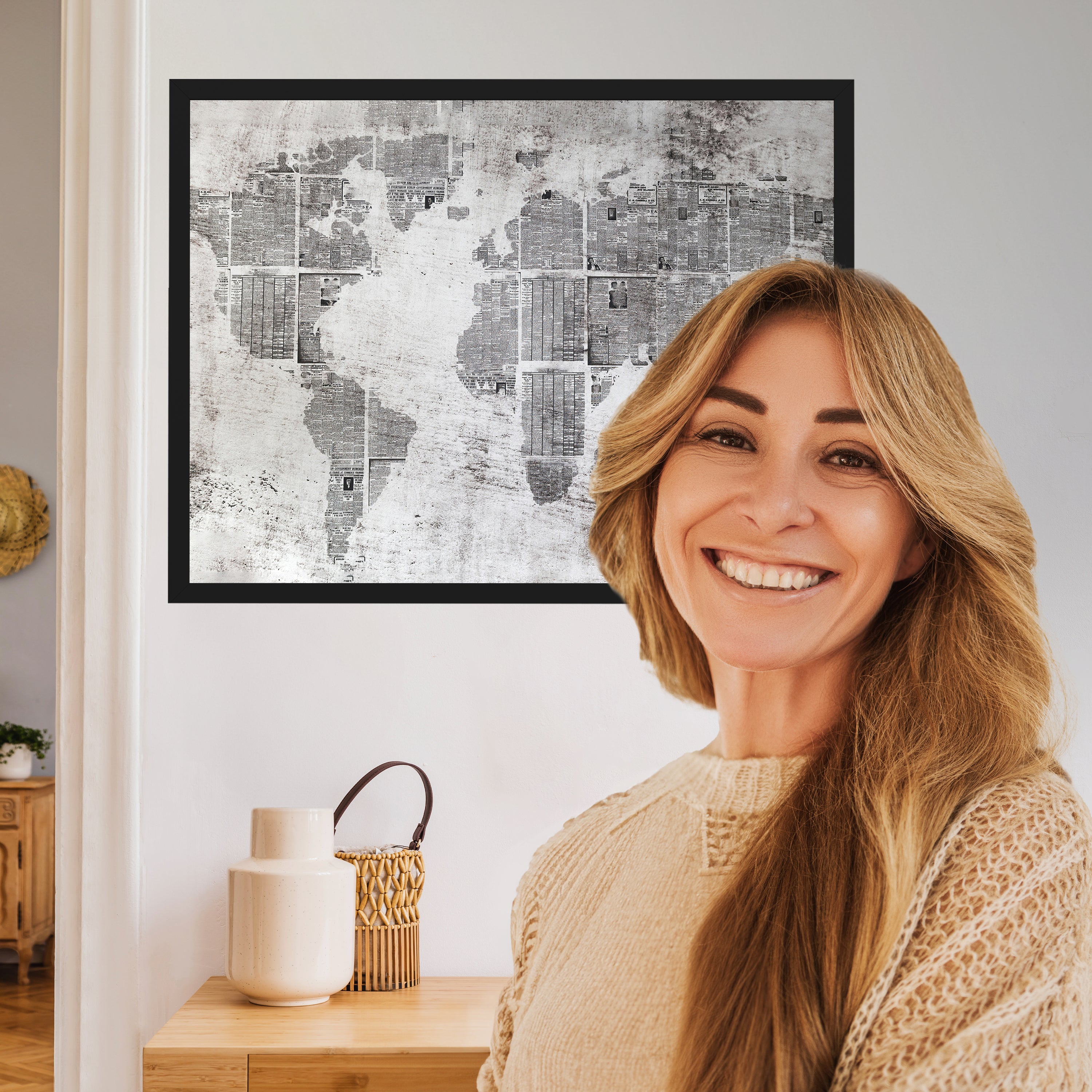 wandmotiv24 Poster, Poster - Weltkarte - M0148 - Bild 2 wandmotiv24 Poster, Poster - Weltkarte - M0148 - Bild 2