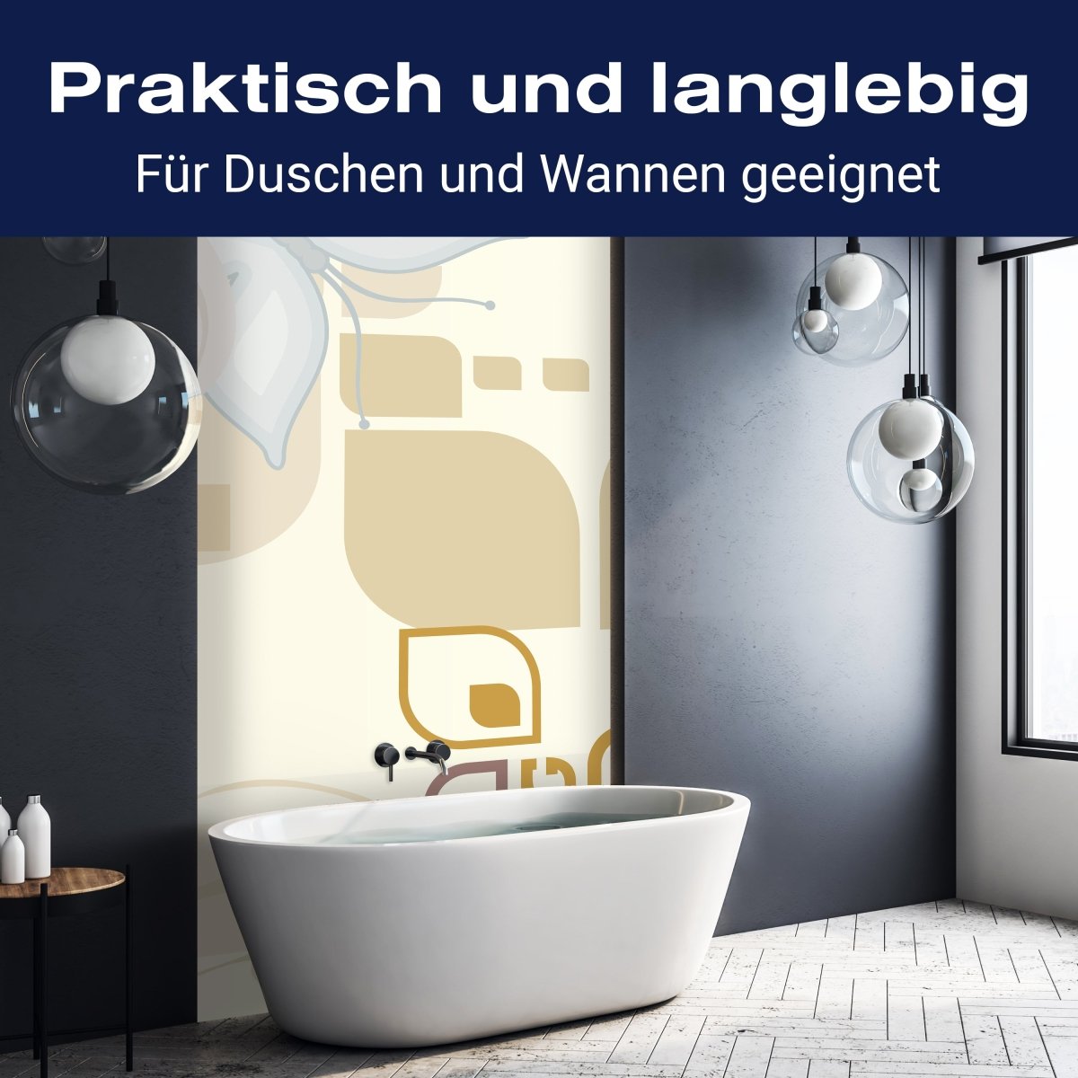 Duschwand Antonia Muster M0150 entdecken - Bild 3 Duschwand Antonia Muster M0150 entdecken - Bild 3
