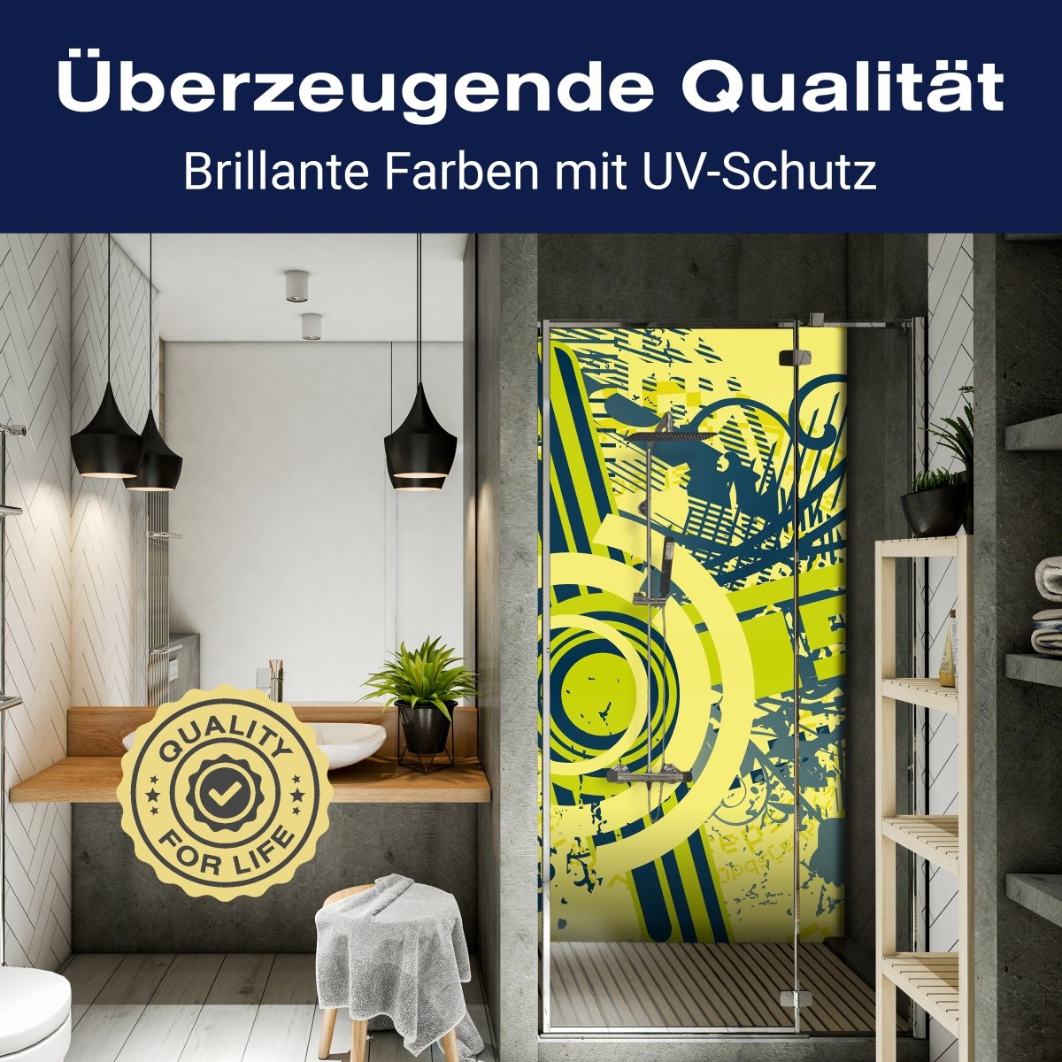 Duschwand Max Muster M0151 entdecken - Bild 2 Duschwand Max Muster M0151 entdecken - Bild 2