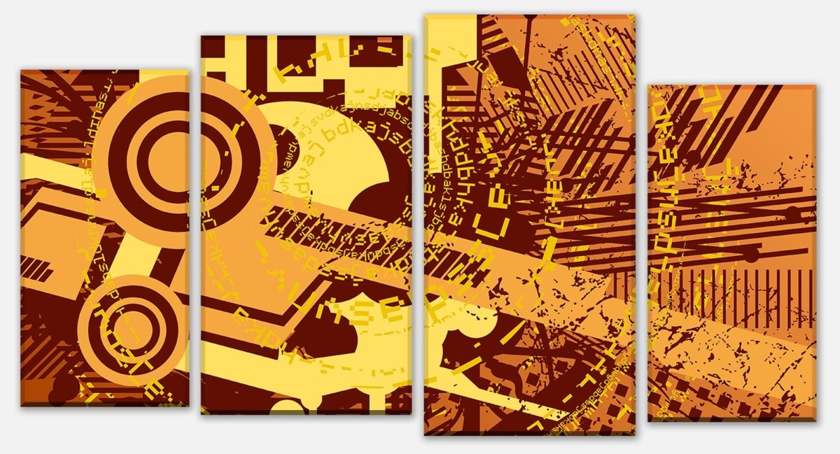 Leinwandbild Mehrteiler Alex Muster M0152 Leinwandbild Mehrteiler Alex Muster M0152