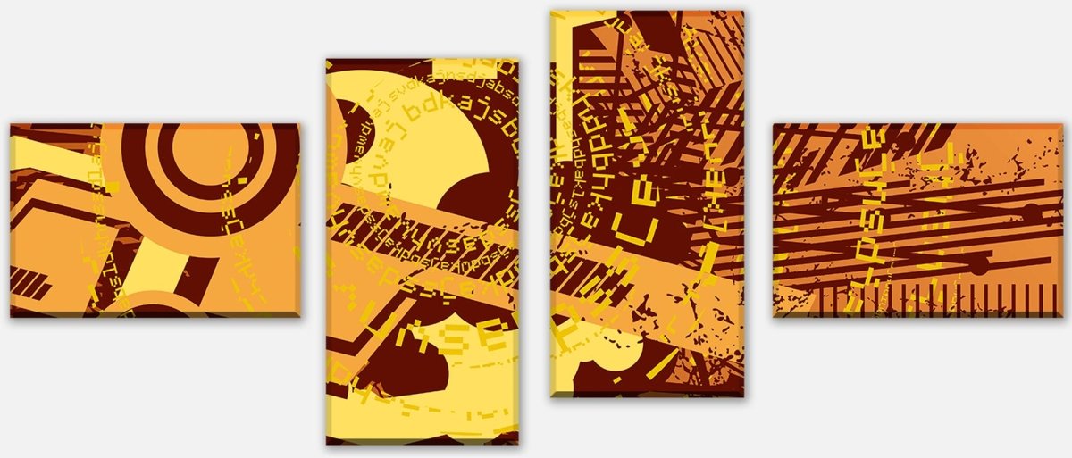 Leinwandbild Mehrteiler Alex Muster M0152 Leinwandbild Mehrteiler Alex Muster M0152