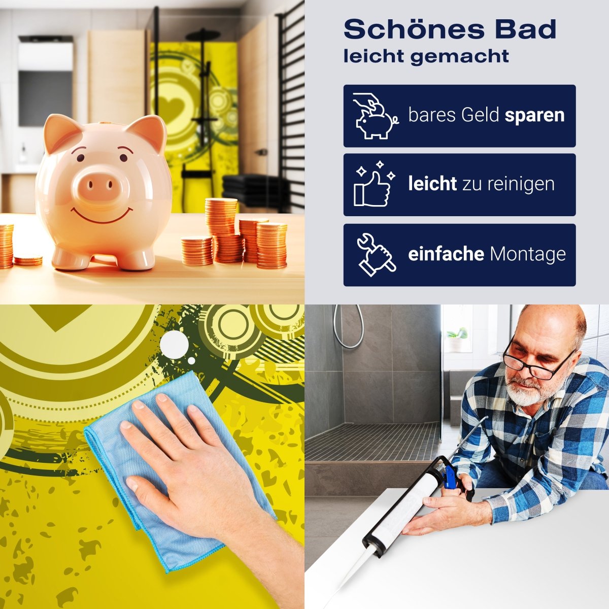 Duschwand Jacky Muster M0153 entdecken - Bild 7 Duschwand Jacky Muster M0153 entdecken - Bild 7