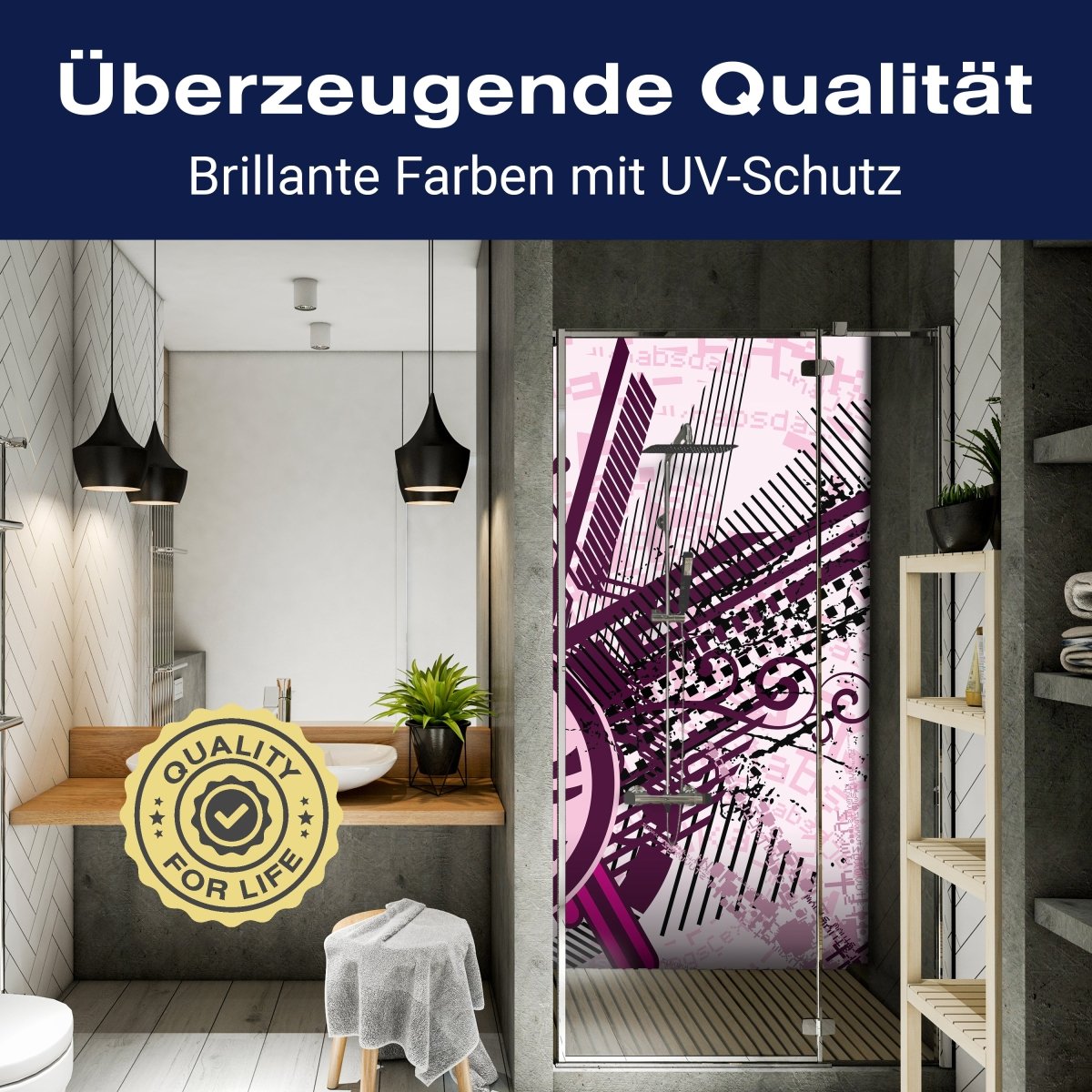 Duschwand Roxy Muster M0155 entdecken - Bild 2 Duschwand Roxy Muster M0155 entdecken - Bild 2