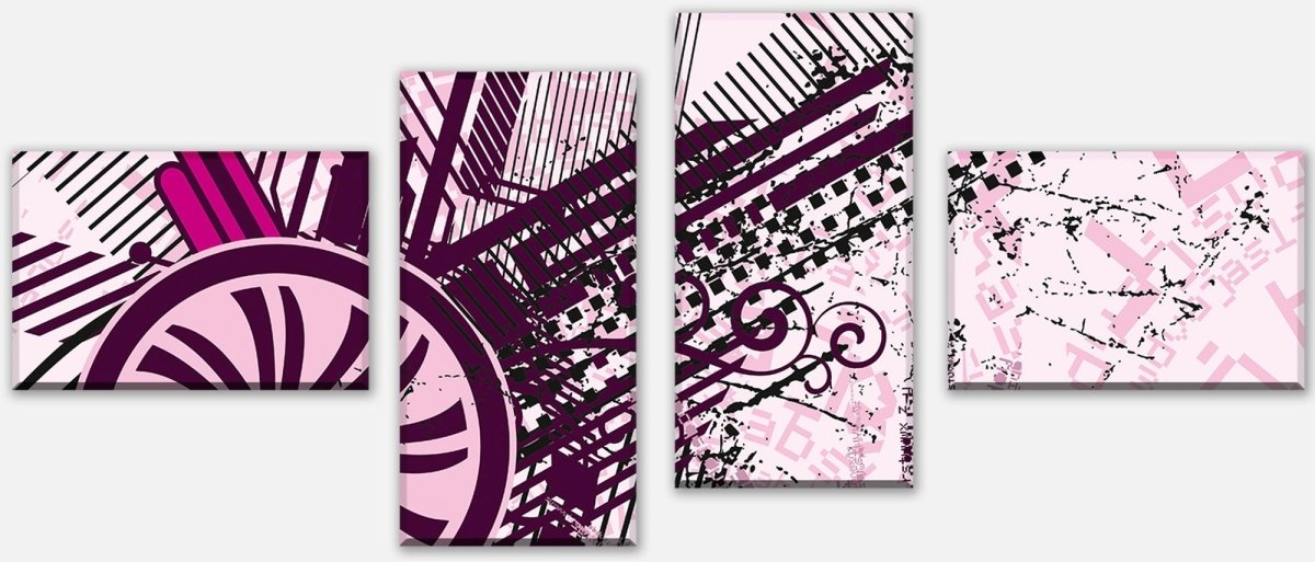 Leinwandbild Mehrteiler Roxy Muster M0155 Leinwandbild Mehrteiler Roxy Muster M0155