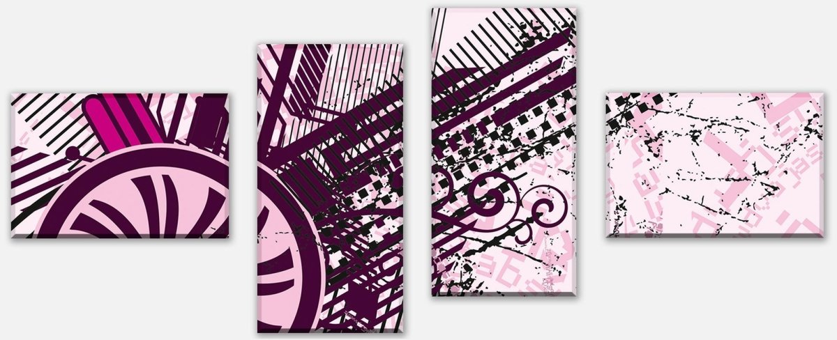 Leinwandbild Mehrteiler Roxy Muster M0155 Leinwandbild Mehrteiler Roxy Muster M0155