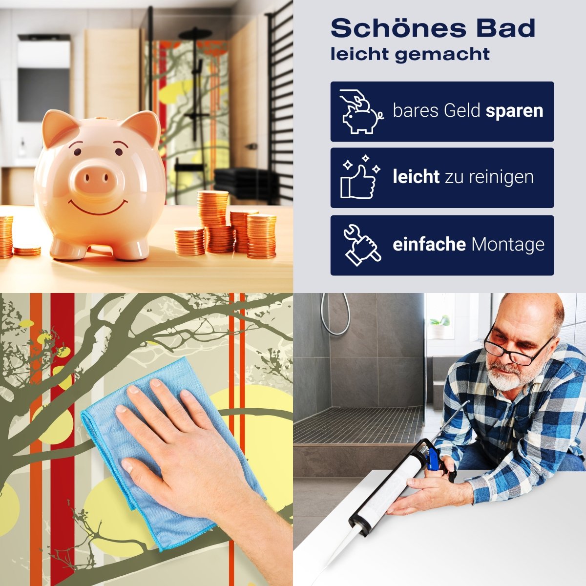 Duschwand Maddox Natur M0158 entdecken - Bild 7 Duschwand Maddox Natur M0158 entdecken - Bild 7