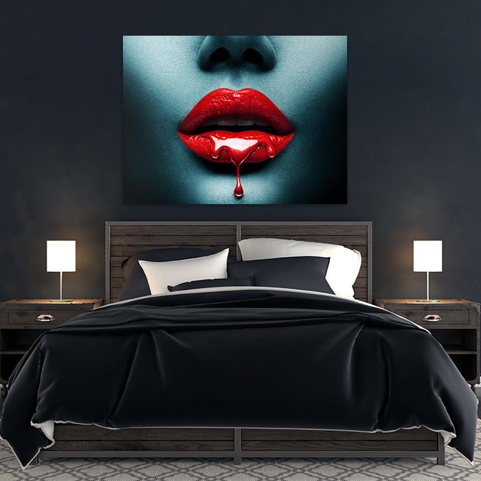 Leinwandbild Frauen Lippen, Querformat M0160 kaufen - Bild 3 Leinwandbild Frauen Lippen, Querformat M0160 kaufen - Bild 3