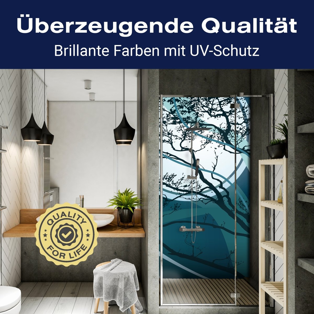 Duschwand Nadja Natur M0161 entdecken - Bild 2 Duschwand Nadja Natur M0161 entdecken - Bild 2