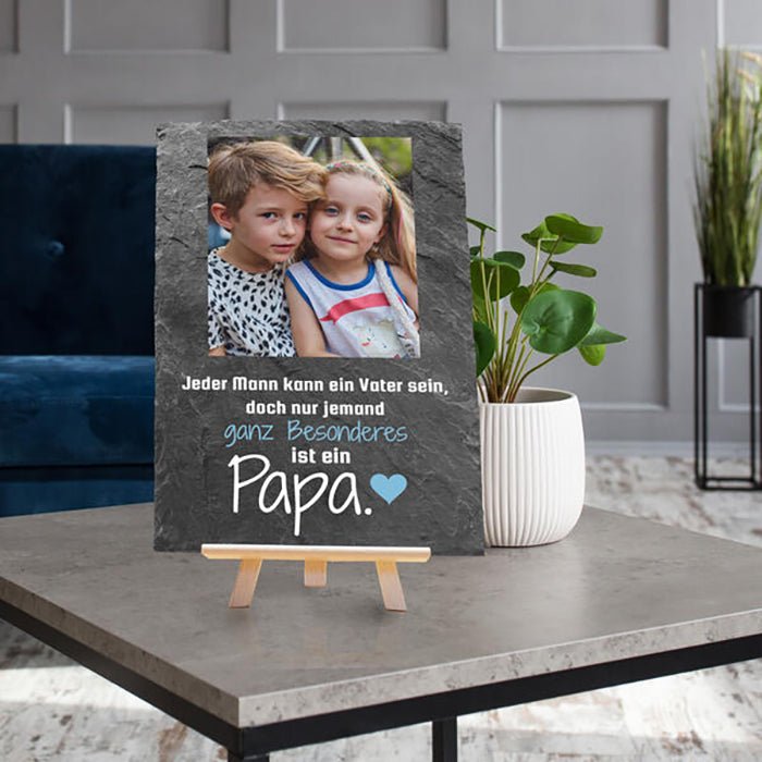 Schiefertafel Bester Papa M0161 - Bild 4 Schiefertafel Bester Papa M0161 - Bild 4