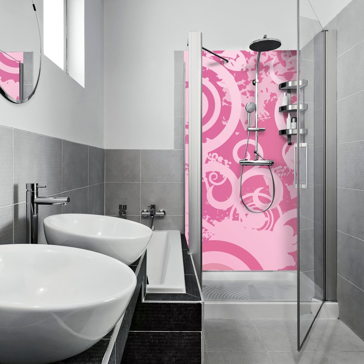 Duschwand Bianca Floral M0162 entdecken - Bild 1 Duschwand Bianca Floral M0162 entdecken - Bild 1