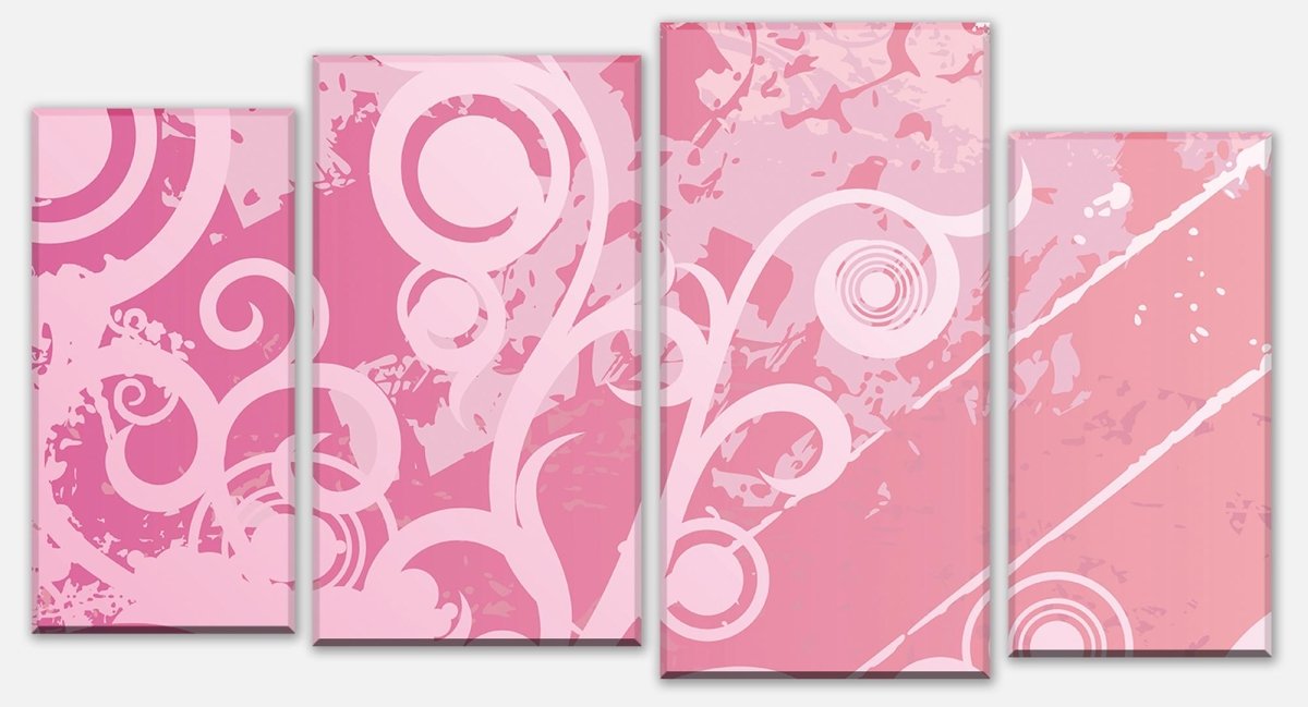 Leinwandbild Mehrteiler Bianca Floral M0162 Leinwandbild Mehrteiler Bianca Floral M0162