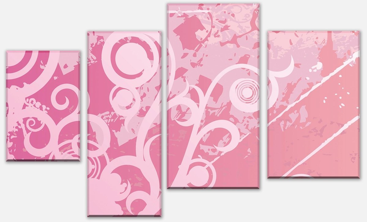 Leinwandbild Mehrteiler Bianca Floral M0162 Leinwandbild Mehrteiler Bianca Floral M0162