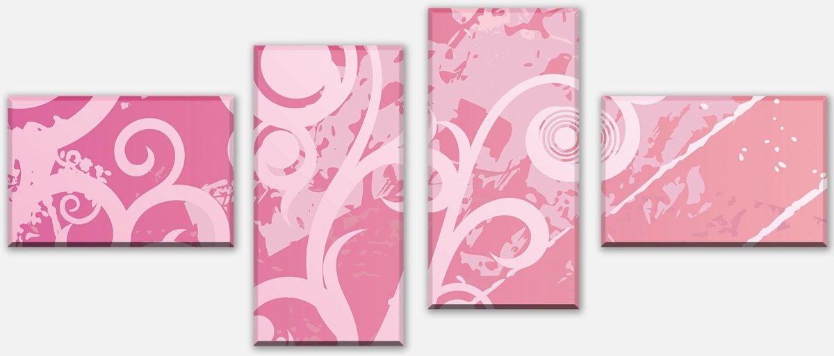 Leinwandbild Mehrteiler Bianca Floral M0162 Leinwandbild Mehrteiler Bianca Floral M0162