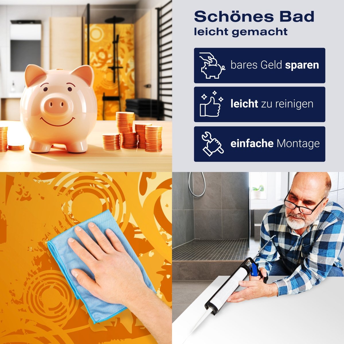 Duschwand Theresa Floral M0163 entdecken - Bild 7 Duschwand Theresa Floral M0163 entdecken - Bild 7