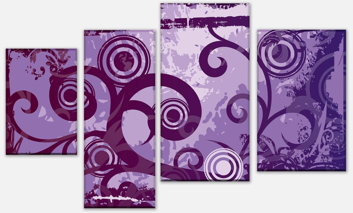 Leinwandbild Mehrteiler Aurelia Floral M0165 Leinwandbild Mehrteiler Aurelia Floral M0165