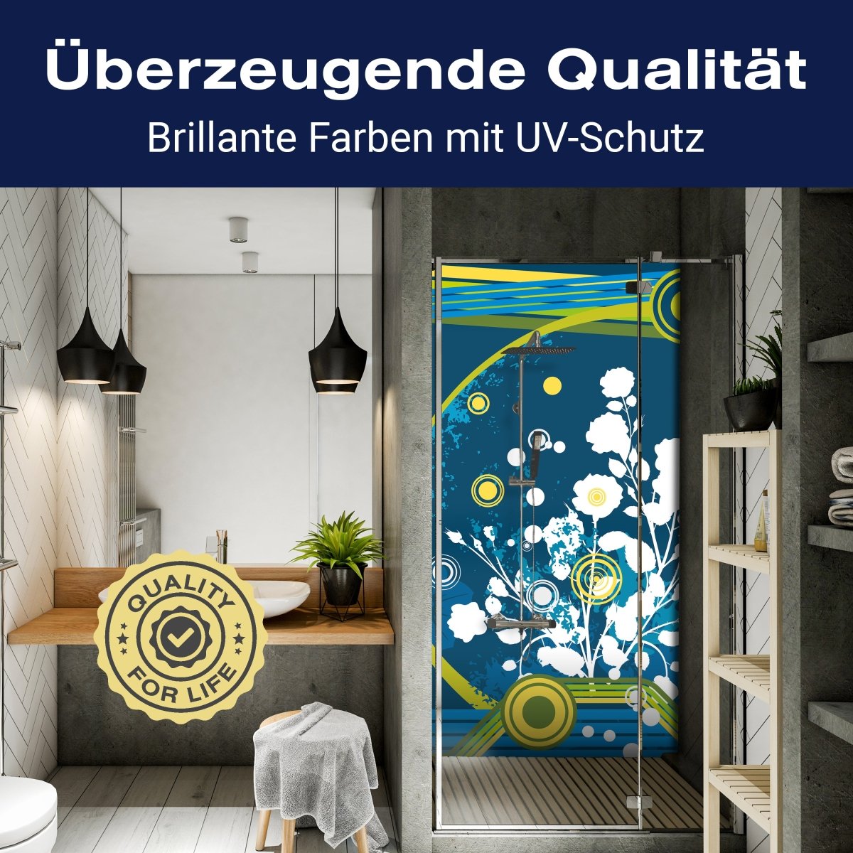 Duschwand Tatjana Floral M0168 entdecken - Bild 2 Duschwand Tatjana Floral M0168 entdecken - Bild 2