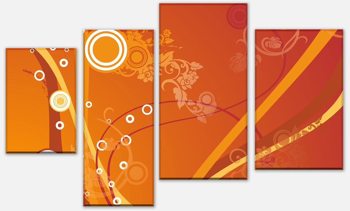 Leinwandbild Mehrteiler Angela Floral M0169 Leinwandbild Mehrteiler Angela Floral M0169