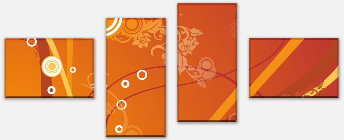 Leinwandbild Mehrteiler Angela Floral M0169 Leinwandbild Mehrteiler Angela Floral M0169